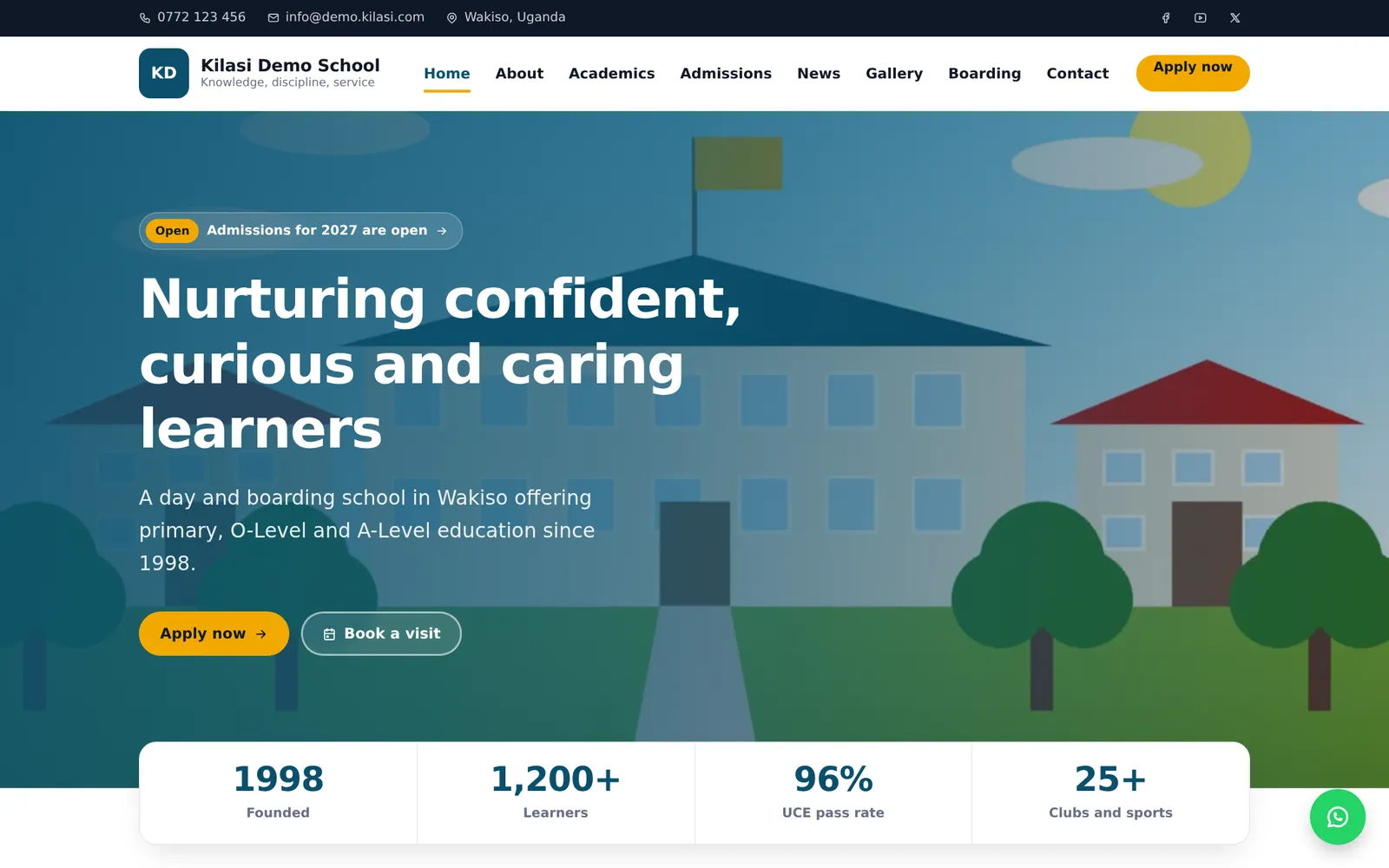 School website in Kilasi